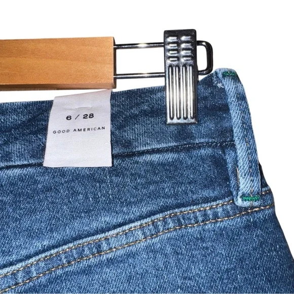 NWT GOOD AMERICAN Good Classic Jeans Indigo Dark Blue Size 6/28 BRAND NEW - Picture 6 of 13